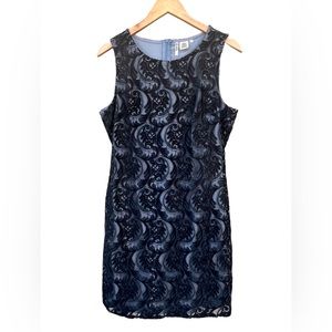 Miss Pinky’s Woman’s Lace, Lined Sleeveless Dress - Size Large